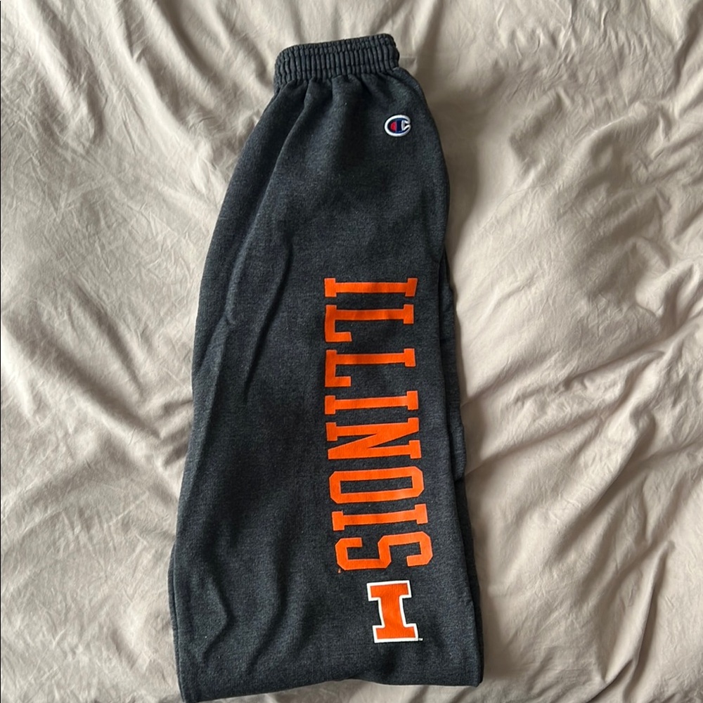 ILLINOIS merch grey sweatpants